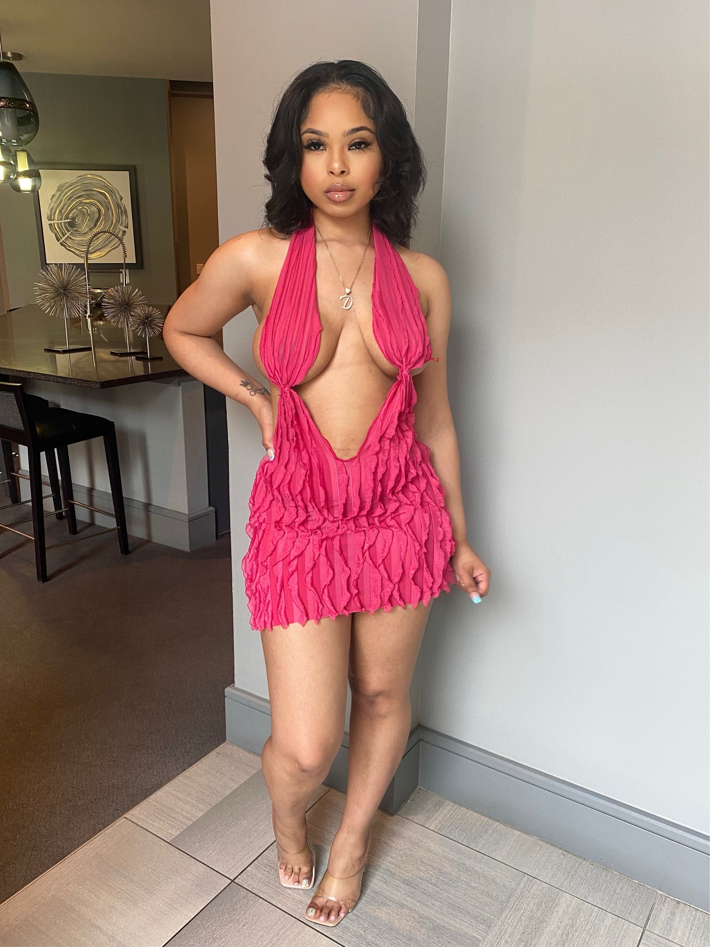 Sarai Dress - Pink