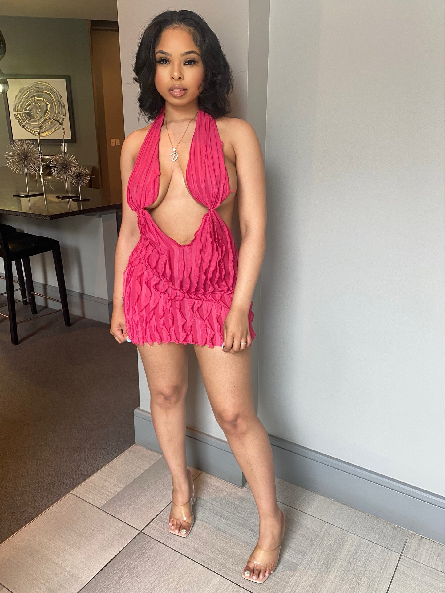 Sarai Dress - Pink