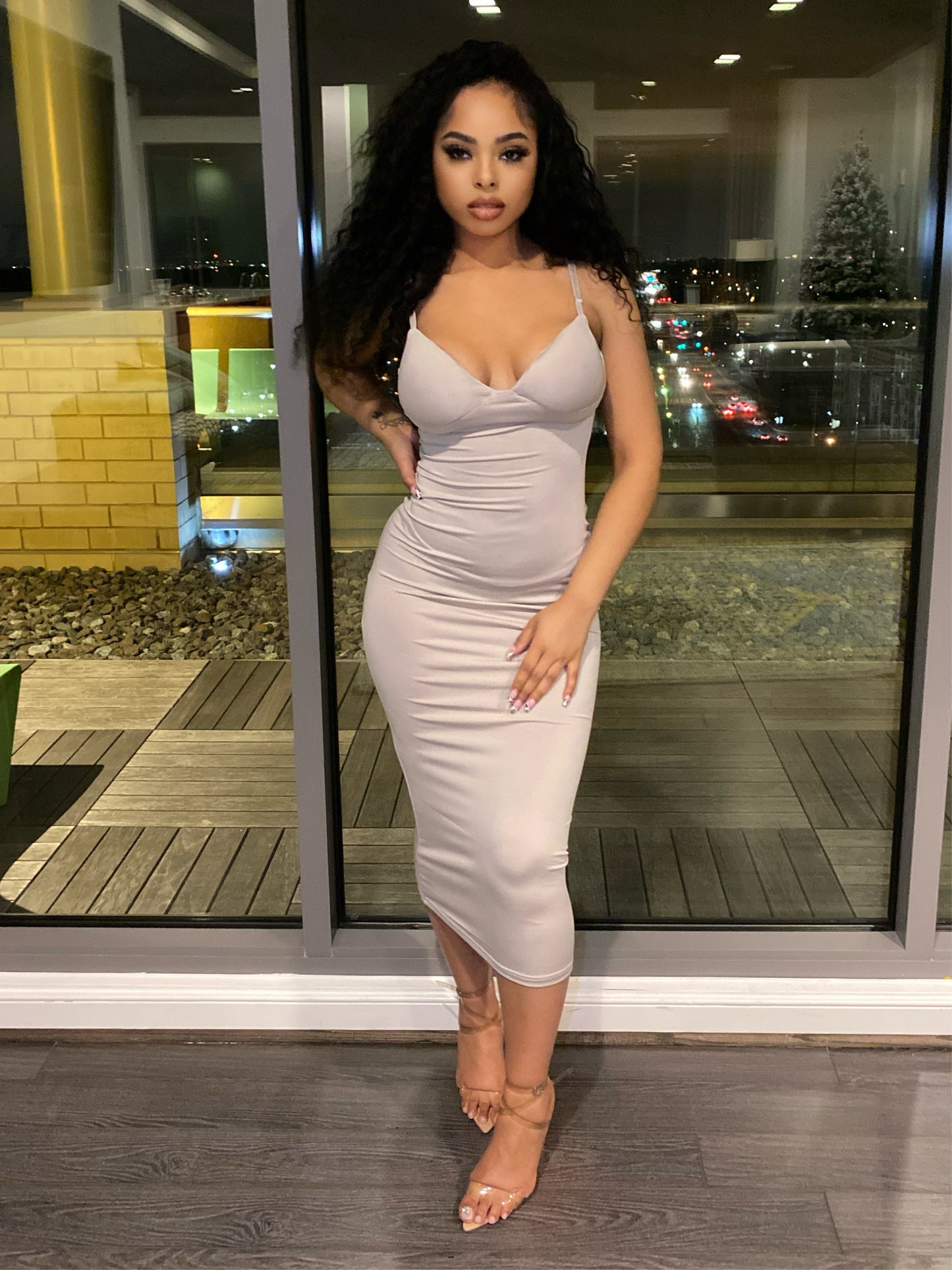 Juliette Dress - Grey