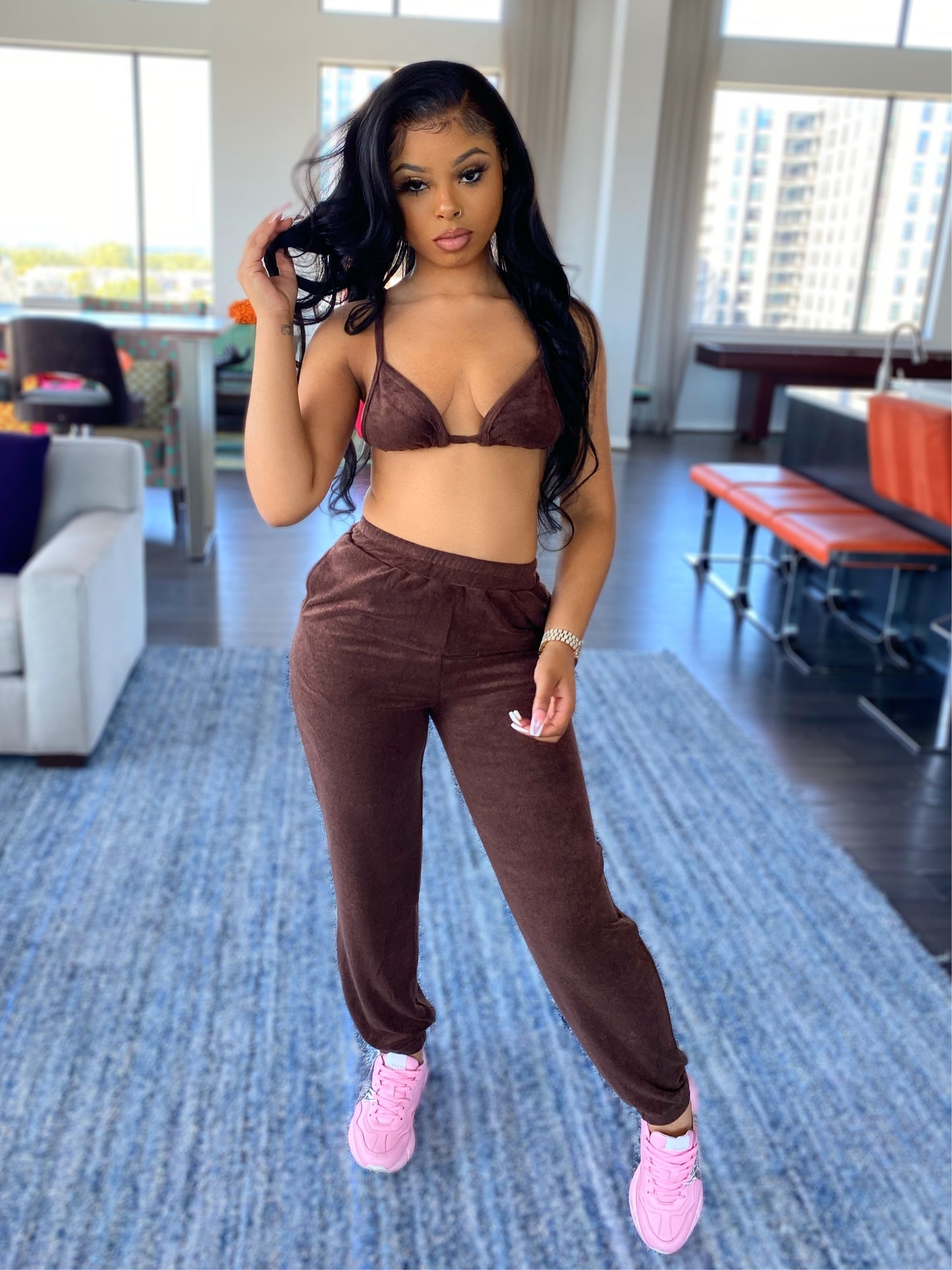 Cozy Gal Set - Brown