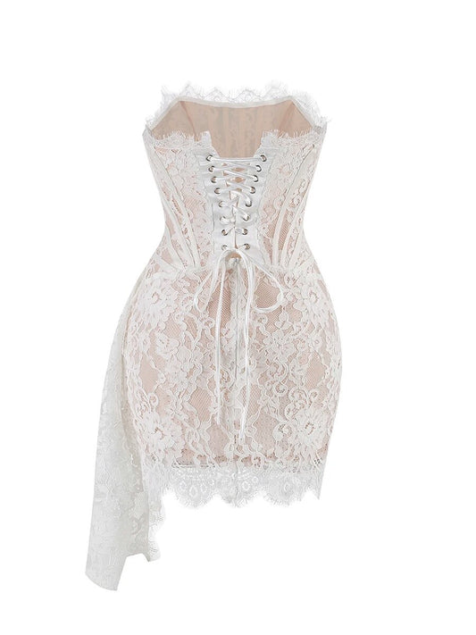 Monroe Mini Dress - White
