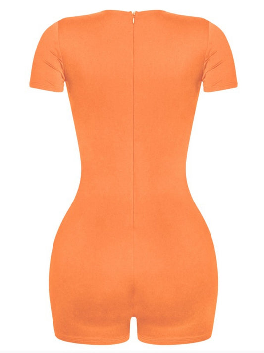 Your Type Romper- Orange