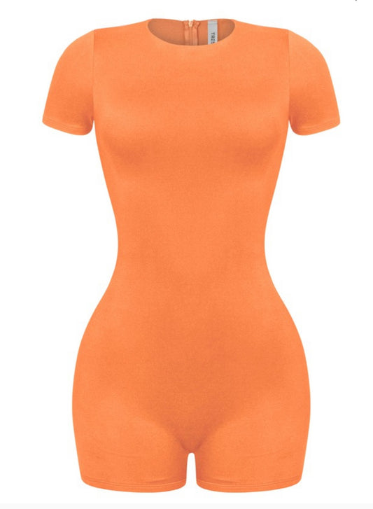 Your Type Romper- Orange
