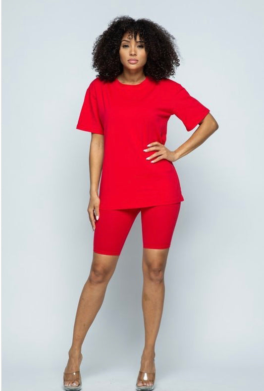 Tilly Two piece Set - Red