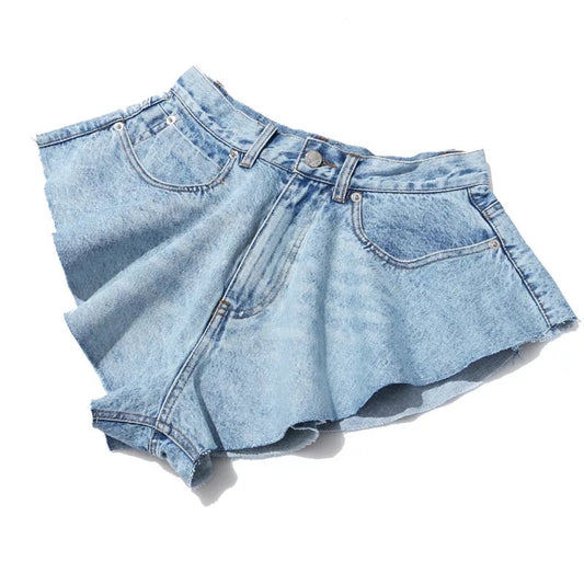 Sage Denim Shorts