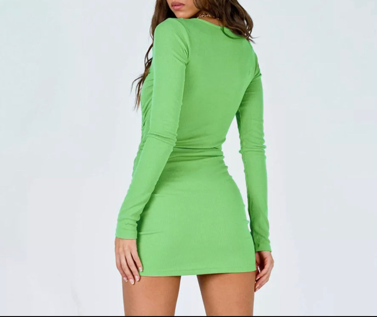 Sadie Mini Dress - Green