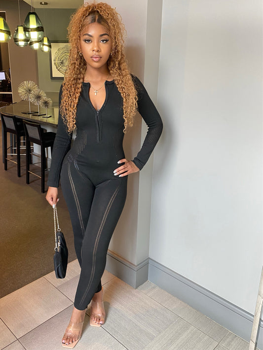 Journee Jumpsuit - Black